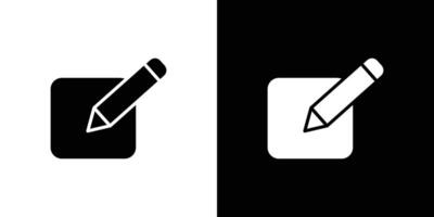 Edit Image Icon Flat art illustration in outline vector