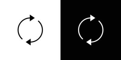 Synchronization icon Art design illustration vector