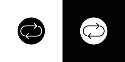 Repeat reload arrow icon Art design illustration vector