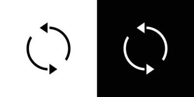 Synchronization icon Art design illustration vector