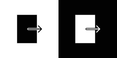 Logout icon Art design illustration vector
