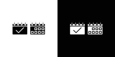 Calendar icon Art design illustration vector