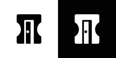 Pencil sharpener icon set illustration vector