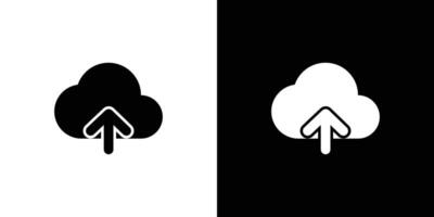 cloud upload icon set illustration vector