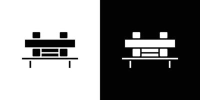 Bench icon set illustration vector