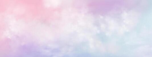 Background of an explosion of colorful pink smoke clouds.Multicolor fog with blue and yellow particles.Explosions of color powder. vector