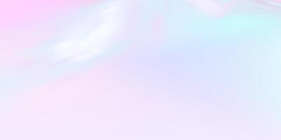 Panoramic abstract pink blue sky background. Skyscape with fluffy clouds. Gradient fantasy paradise background. vector