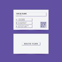 tredny business card design template vector