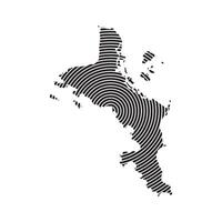 Seychelles Map Icon Design vector