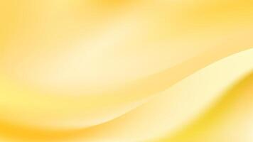 yellow abstract background with wavy lines vector