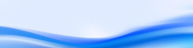 abstract blue wave background with white space for text vector