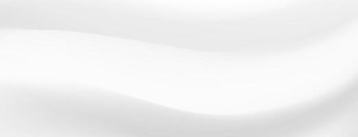 white abstract background with soft waves vector