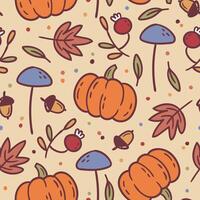 Autumn Pattern Fall Background vector