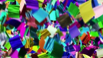 Confetti particle animation video