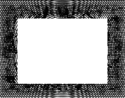 a black and white square frame with a pattern texture, a square frame with black and white grunge effect paint, vector