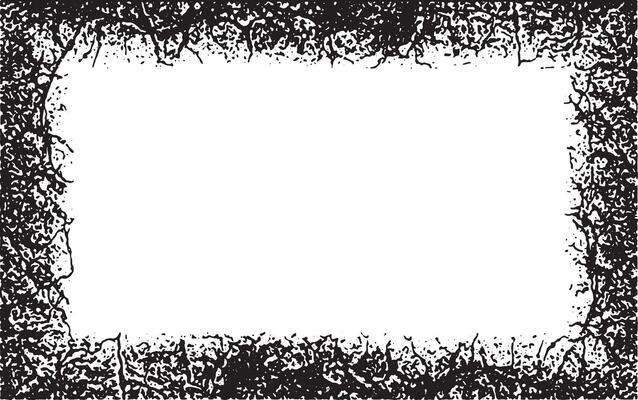 a square frame with black and white grunge effect paint, grunge frame