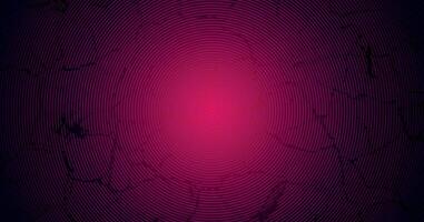 abstract background with a vintage grunge circle in the center, a purple background with a broken window. vector