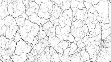 cracked concrete of grunge texture background with cracks, a white textured background with a white texture and a black grunge effect, vector