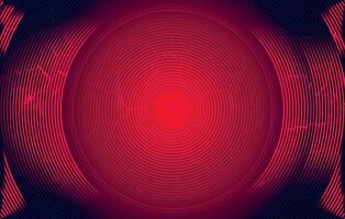 a red and black background with a circular vintage effect design, a red circle with a red background with a red circle and a black circle in the center. vector