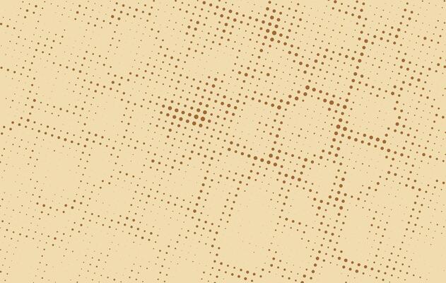 a brown and white background with dots, vintage halftone doted effect a beige background,
