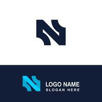 N logo graphic. Great for company logos. vector