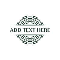 Retro inspired badge template ideal for cafes and restaurants vector