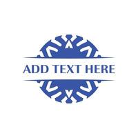 Classic badge design with customizable text suitable for logos and seals vector