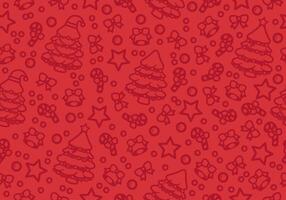 Christmas ornament endless pattern with line art design style suitable for background, sticker, template. vector