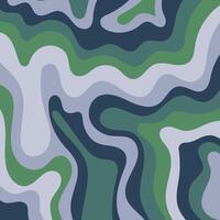 Abstract background with green, blue, and gray wavy lines suitable for digital designs, presentations, website backgrounds, and print materials. vector