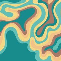 Abstract background with wavy lines, various colors. Suitable for presentations, websites, posters, and creative projects needing dynamic visuals. vector