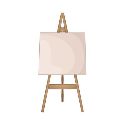 Illustration of old canvas