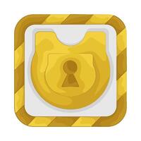 illustration of secure keyhole vector