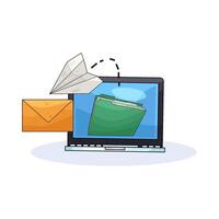 share from folder to email vector