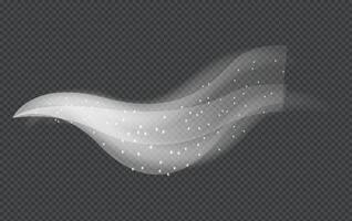 Water spray white smoke or fog dust and dots, mist of atomizer. Trigger Sprayer effect with spray or stream nozzles. Abstract dots clouds, blizzard. 3d elements illustration vector