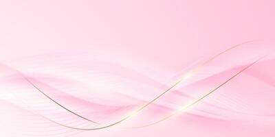 Abstract background design, modern pink and gold geometric element design. vector