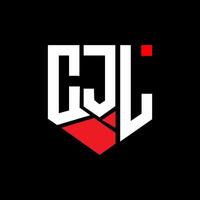 CJL letter logo abstract design. CJL unique design. CJL. vector