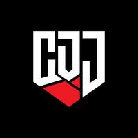 CDJ letter logo abstract design. CDJ unique design. CDJ. vector