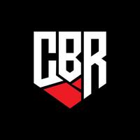 CBR letter logo abstract design. CBR unique design. CBR. vector