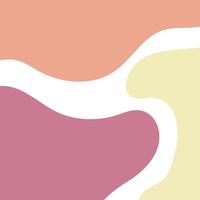 Vintage shape wavy abstract background vector