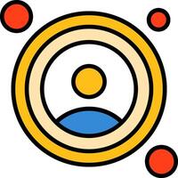 Profile Button Icon Design Symbol vector