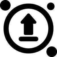 Upload Button Icon Design Symbol vector