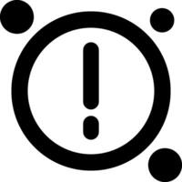 Attension Button Icon Design Symbol vector
