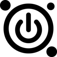 Power Button Icon Design Symbol vector