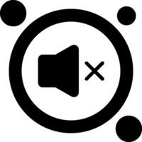 Mute Button Icon Design Symbol vector