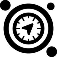 Compass Button Icon Design Symbol vector