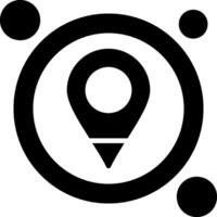 GPS Button Icon Design Symbol vector