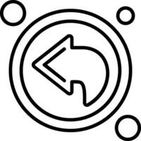 Back Button Icon Design Symbol vector