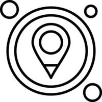 GPS Button Icon Design Symbol vector