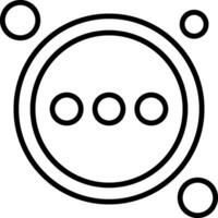 More Button Icon Design Symbol vector