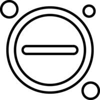 Minimize Button Icon Design Symbol vector